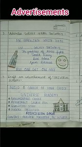 Advertisements of class 10th #notes of advertisements
