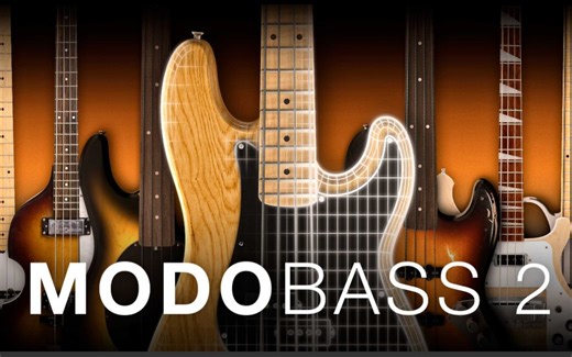 高质量物理建模贝斯音源MODO BASS2免费版（CS）试用