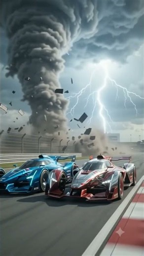 F1 vs TORNADO! 🌪️🏎️ The Craziest Race Ever! | #Shorts