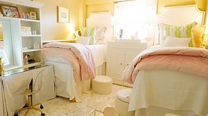 Custom cabinets, interior designers: Students spend big to transform dorm rooms