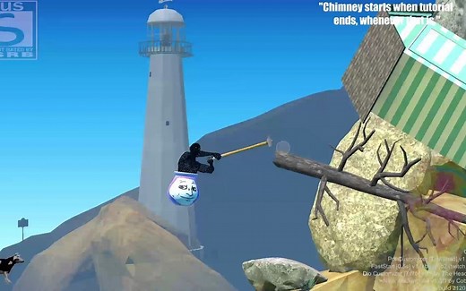 Getting Over It 新世界纪录 1m02.893s by yeet