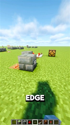 Minecraft Redstone School: Edge Detector #minecraft #minecraftshorts #redstone