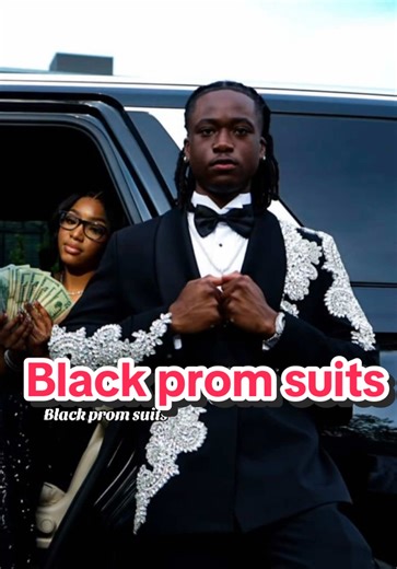 Black prom suits🖤🖤🖤 #prom #promsuit #blacksuit #blackpromsuit | black suit