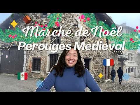 Marchés de Noël en Lyon 🎄 Qué Ver: El Mercado Medieval de Pérouges | Vlog Francia
