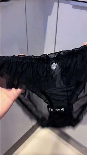 Chic Black Sheer Ruffle Lingerie |. Unboxing & Review #fashionx8