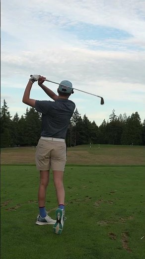 Best 4 Iron Shot (first lesson with new fitted irons)