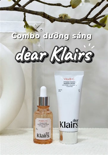 Sản phẩm dưỡng sáng Klairs: Da sáng bóng chỉ sau 2 tuần