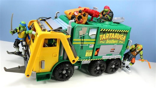 Teenage Mutant Ninja Turtles Out Of The Shadows Tartaruga Brothers Garbage Truck