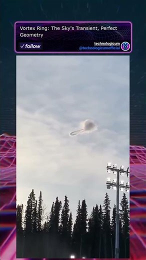 Vortex Ring: The Sky's Transient, Perfect Geometry