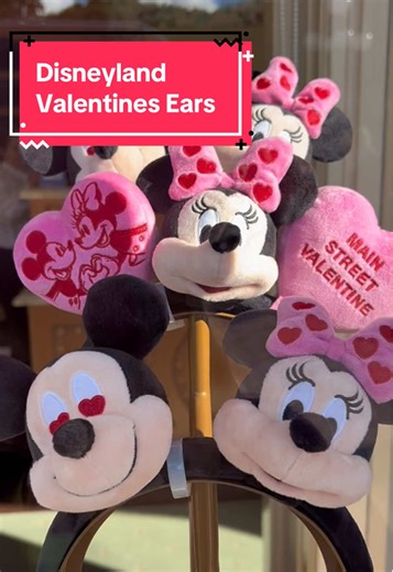 New Valentine's Plush Headbands at Disneyland