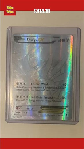🔥 Rare Dialga sold for £414.70 😳 #pokemon