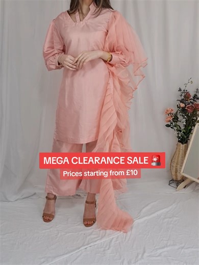 🔥 EID MEGA SALE – Pakistani Dresses from £10 | Closing Down Clearance 🔥 We’re officially closing down and EVERYTHING must go 🤍 Just in time for Eid – grab your luxury Pakistani outfits at unbeatable clearance prices. ✨ Starting from just £10 ✨ Almost all pieces under £30 ✨ Ready-made & unstitched options ✨ Limited sizes left – once gone, it’s gone Perfect for Eid, weddings, last-minute shopping or stocking up on timeless pieces. These are prices we will NEVER repeat. 📍UK based 📦 Fast dispat