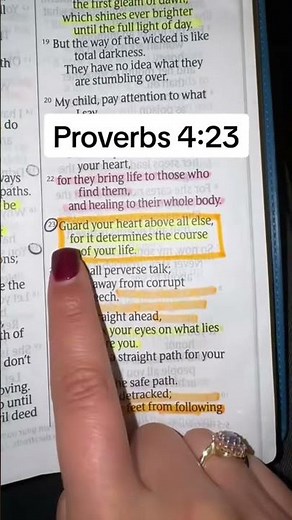 💔 Guard Your Heart—It Controls Your Life (Proverbs 4:23)