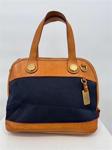 Vintage Dooney & Bourke Navy Blue Cabriolet Dome Handbag \ Made in USA \ PLEASE See Item Description for Measurements and Details - Etsy