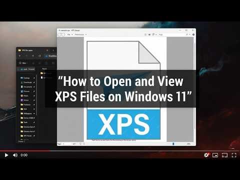 How to Open and View XPS Files on Windows 11