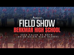 Berkmar High School Field Show | 2025 Salem High School Battle Of The Bands | 4K 2160p 🔥🎥🎬‼️