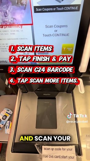 If Coupon 24 isn’t working at CVS, it’s probably not the app — it’s the order you’re scanning in. Here’s the exact order to scan so your CVS coupons apply every time at self checkout. #coupon24 #cvsdeals #cvscouponing #couponing101 #cvsdealsthisweek