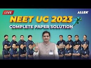 NEET (UG) 2023 🔴 Live Complete Paper Solution (All Subjects) ➡️ by BM Sir & ALLEN Subject Experts