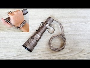 DIY Paracord Lanyard For Flashlight
