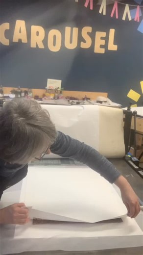 Sarah Godfrey on Instagram: "Anne Hathaway original collagraph print.(revisited) After reading the book by @maggieofarrellofficial Hamnet , I was inspired to add a portrait of Anne Hathaway, Shakespeare’s wife to my growing collection of collagraph prints of Tudor women. Last Sunday I went to see the @hamnetmovie , it was brilliant, if your pondering , just do it, go and see it !! This print has elements of monotype, monoprint and collagraph . Using both intaglio and relief techniques. Monotype