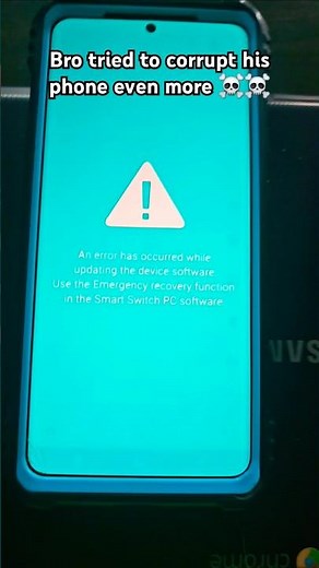 Bro tried to corrupt his phone even more ☠️☠️: Level 2 #linux #error #android #penguin #shorts