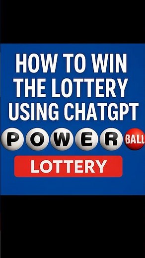 How to Win the Lottery Using ChatGPT #shorts