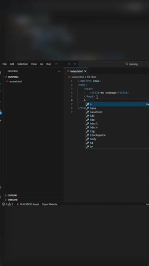 What is body tag in html? #coding #programming #fyp #html