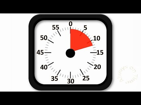 12-minute visual timer