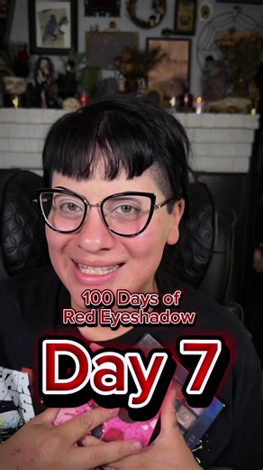 Red Eyeshadow Look: Day 7 of 100 Days Makeup