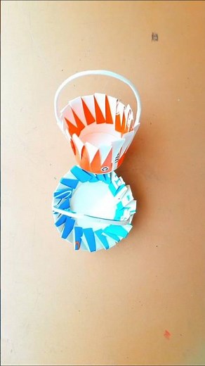 DIY Paper Cup Basket | Easy Best Out of Waste Craft Idea for Kids