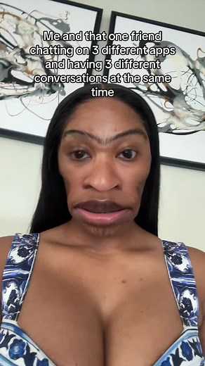 Multitasking Chatting with a Friend on Multiple Apps