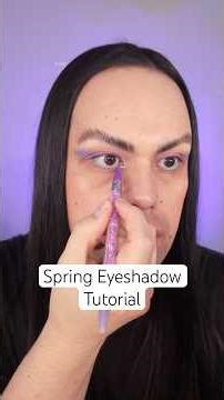 A spring inspired eyeshadow tutorial with Midnight Sun vibes #eyeshadowtutorial #makeupshorts