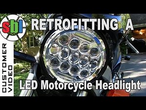 Retrofitting A LED Motorcycle Headlight