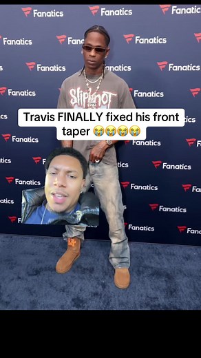 Travis Scott's New Front Taper Hairstyle Revealed