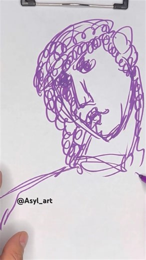 ASMR scetch with marker #scetch #markerart #speeddrawing #drawing #drawingshorts #art #asmrart