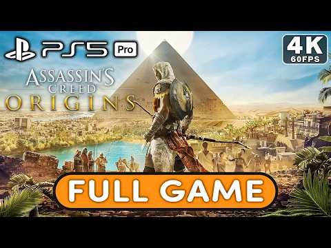 ASSASSIN'S CREED ORIGINS Walkthrough Gameplay FULL GAME [PS5 PRO 4K 60FPS]
