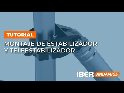 Stabiliser and tele-stabiliser for folding scaffolding and mobile scaffolding tower | IBERANDAMIOS