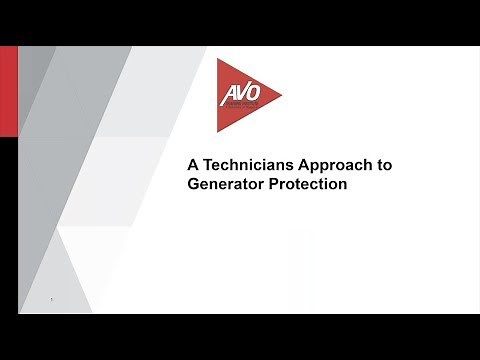 A Relay Technician’s Approach to Generator Protection
