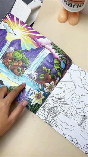 Crayon coloring practice book #coloringtools #coloring