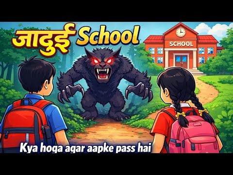 मिना और मोहन: जादुई स्कूल का रहस्यमयी राक्षस ✨ Mina & Mohan Magical School #cartoon #viral
