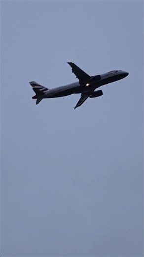 British Airways A320 Take off from Dublin Airport