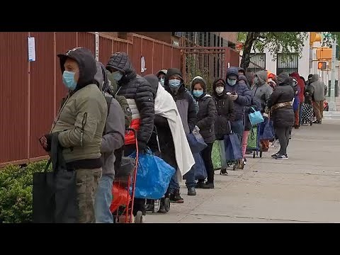 Line at Queens food pantry stretches for 8 blocks