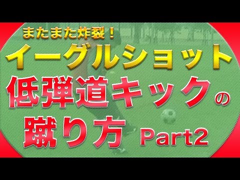 【キックマスター講座】イーグルショットまたまた炸裂！？低弾道でどこまで蹴れる？低弾道キックを蹴る時に意識すべきポイントとは？