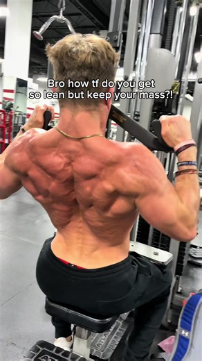 How to get shredded while keeping muscle mass #gym | Muscle