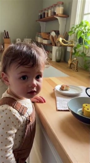 Toddler's Surprise Discovery in the Kitchen!