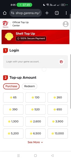Garean Shell Code Redeem processing step by step || how to buy garena shell #garenashell #shelltopup