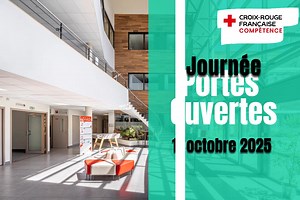 📅 Journées Portes Ouvertes Croix-Rouge Compétence – 11 octobre 2025 Découvrez nos formations dans les secteurs sanitaire et social : infirmier, aide-soignant, auxiliaire de puériculture, accompagnant éducatif et social, technicien de l'intervention sociale et familiale, ergothérapeute, assistant de service social, masseur-kiné et bien plus. Rencontrez nos formateurs, explorez nos campus équipés de technologies avancées (salles de simulation, salles de réalité virtuelle) et obtenez des réponses 