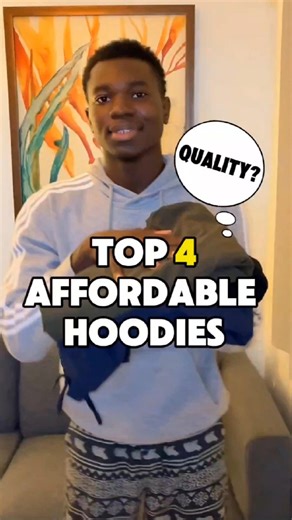 Top 4 Affordable Hoodies🧥Lightweight & budget-friendly. #hoodies #affordable #budgetfriendly
