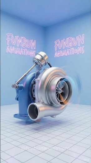 How a Turbocharger Wastegate Actually Controls Boost | 3D Animation#turbocharger #howthingswork