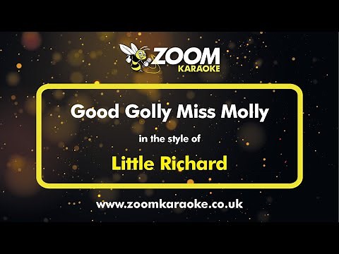 Little Richard - Good Golly Miss Molly - Karaoke Version from Zoom Karaoke